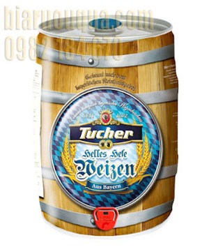 Bia Tucher Helles Hefe Weizen 5.2% – Bom 5 Lít