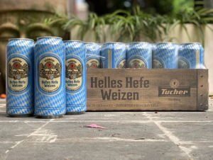 Bia Tucher Helles Hefeweizen 5.2% - Lon 500ml