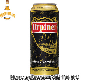 Bia Urpiner Dark 4,5% Tiệp – thùng 24 lon 500ml