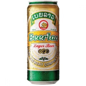 Bia vàng Beerlao lon 500ml