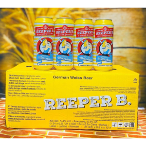 Bia Vàng Reeper B Weissbier 5.4% Thùng 24 lon 500ml