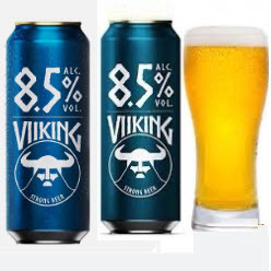 Bia Viiking Strong Lager 8.5% – Lon 500ml