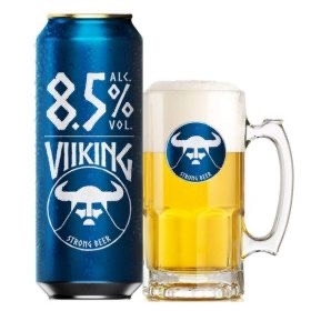 Bia Viiking Strong Lager 8.5% – Lon 500ml