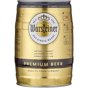 Bia Warsteiner Premium 4.8% Thùng 2 Bom x 5 lít