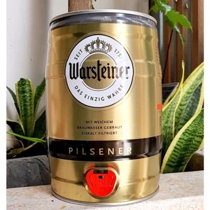 Bia Warsteiner Premium 4.8% Thùng 2 Bom x 5 lít