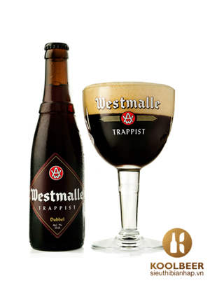 Bia Westmalle Trappist Dubbel 7% Bỉ – 330 ml, 24 chai