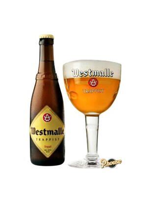 Bia Westmalle Tripel 9,5% Thùng 24 chai 330ml