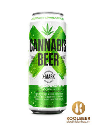 Bia X-Mark Cannabis Beer 5% Thùng 24 lon 500ml