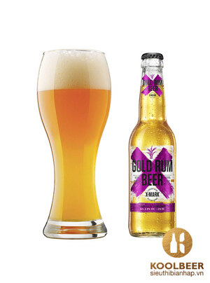 Bia X-Mark Gold Rum 5.9% - Thùng 24 chai 330ml