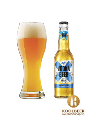 BIA X – Mark Vodka Beer 5.9% – Chai 330ml, thùng 24 Chai