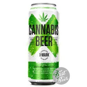 Bia X-Mark Cannabis Beer 5% - Lon 500ml, Thùng 12 Lon