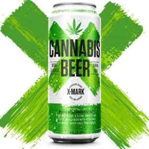 Bia X-Mark Cannabis Beer 5% - Lon 500ml, Thùng 12 Lon