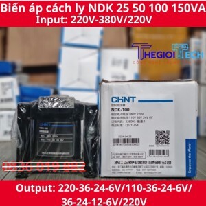 Biến áp 1 pha Chint NDK-100