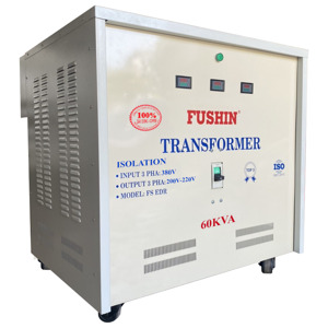 Biến áp cách ly 3 Pha 380V/220V 60KVA – Dây Đồng