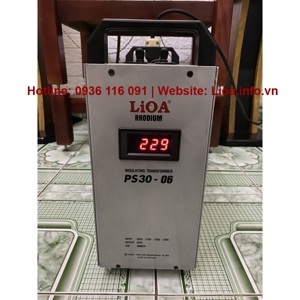 Biến áp cách ly Lioa PS30-02