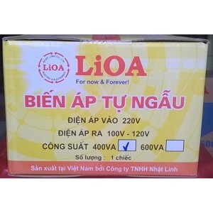 Biến áp đổi nguồn hạ áp 1 pha DN004