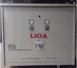 Biến áp Lioa đổi nguồn hạ áp 3 pha cách ly 3K252M2DH5YC