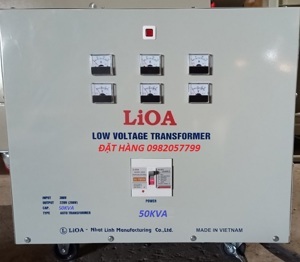 Biến áp Lioa đổi nguồn hạ áp 3 pha tự ngẫu 3K501M2YH5YT