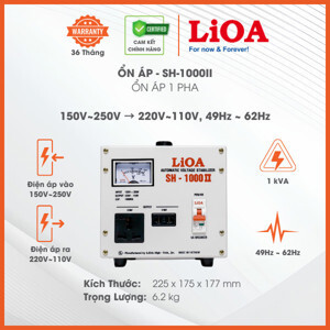 Biến áp tự ngẫu 1 Pha 220V/110V 1KVA-Dây Đồng