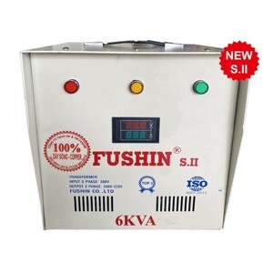 Biến áp tự ngẫu 3 Pha 380V/220V 6KVA – Dây Đồng