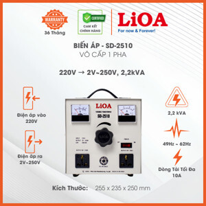 Biến áp vô cấp LiOA SD-2510