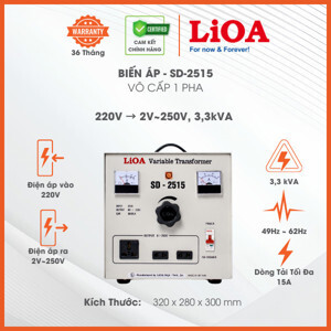 Biến áp vô cấp LiOA SD-2515