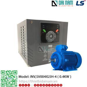 Biến tần 3P 380V 0.4kW (1/2HP) LS INV,SV004IG5H-4