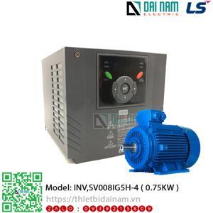 Biến tần 3P 380V 0.75kW (1HP) LS INV,SV008IG5H-4