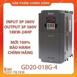 Biến tần INVT GD20-018G-4