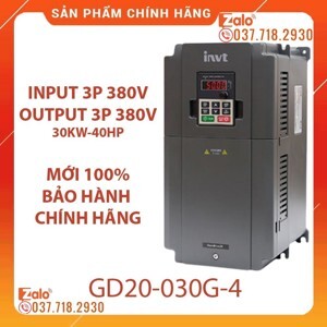 Biến tần INVT GD20-030G-4