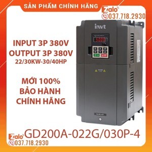 Biến tần INVT GD200A-022G/030P-4