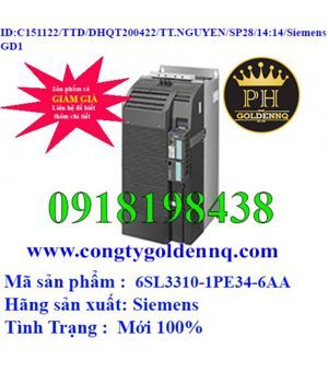 Biến tần Siemens 250kW 3P 380V 6SL3310-1PE34-6AA0