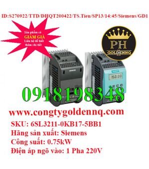 Biến tần Siemens 6SL3211-0KB17-5BB1