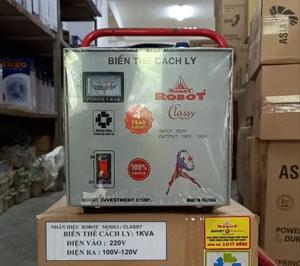 Biến thế đổi điện Robot 1 pha 1KVA (Dây đồng)