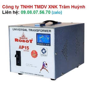 Biến thế đổi điện Robot 1 pha 3KVA (Dây nhôm)