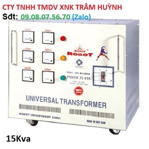 Biến thế đổi điện Robot 3 pha 15KVA (Dây nhôm)