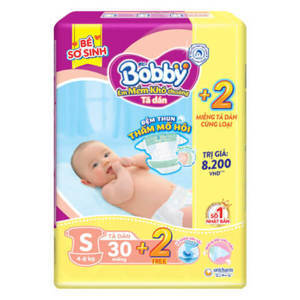 Bỉm Bobby Fresh dán Siêu mỏng S30