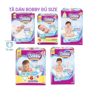 Tã dán Bobby siêu mỏng XL62 (12-17kg)