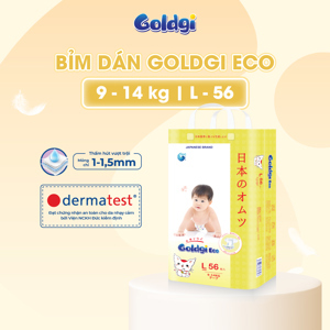 Bỉm dán Goldgi Size L56 (9-14KG)