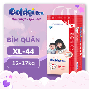 Bỉm Goldgi XL44 tã quần (12-17 kg)