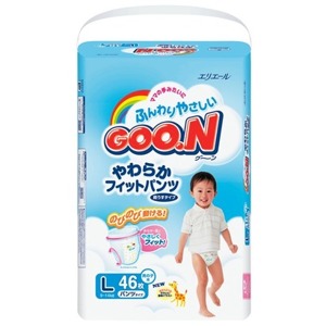 Tã giấy Goo.n L46 (dành cho bé trai từ 9-14kg)