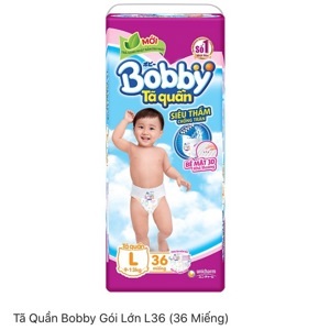 Tã quần Bobby L36 (dành cho trẻ từ 9-13kg)