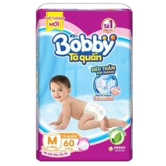 Tã quần Bobby Fresh M60 (dành cho trẻ từ 6-10kg)