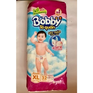 Tã quần Bobby XL32 (dành cho trẻ từ 12-17kg)