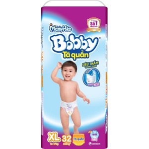 Tã quần Bobby XL32 (dành cho trẻ từ 12-17kg)