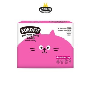 Bỉm quần Kokofit L26 - size L, 26 miếng (dành cho bé từ 8 - 12kg)