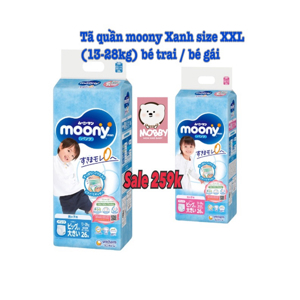 Tã quần Moony XXL26 (dành cho bé gái từ 13-25kg)