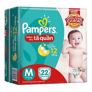 Tã quần Pampers M22