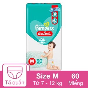 Bỉm quần Pampers M60