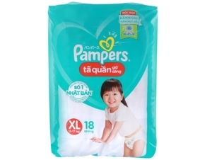 Tã quần Pampers XL18